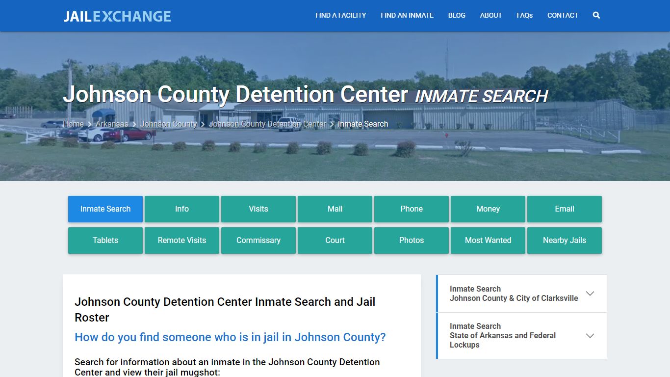 Johnson County Detention Center Inmate Search - Jail Exchange