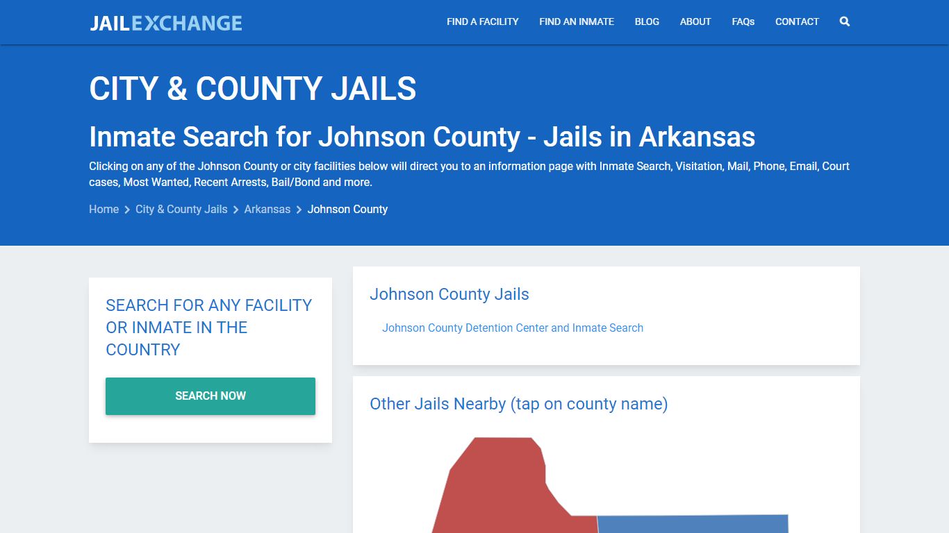 Inmate Search for Johnson County | Jails in Arkansas - Jail Exchange